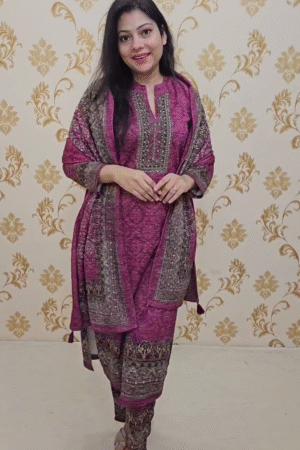 Women Cotton Kurta Pant Dupatta Set